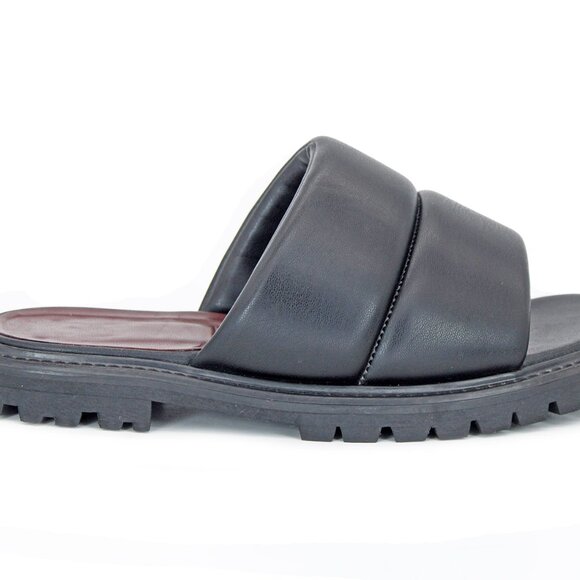 Staud Astro Padded Vegan Leather Slides - Picture 3 of 9